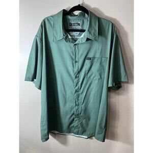 Dixxon Flannel Co Shirt Mens XXXL The Benny Triple Stripe Green Short Sleeve